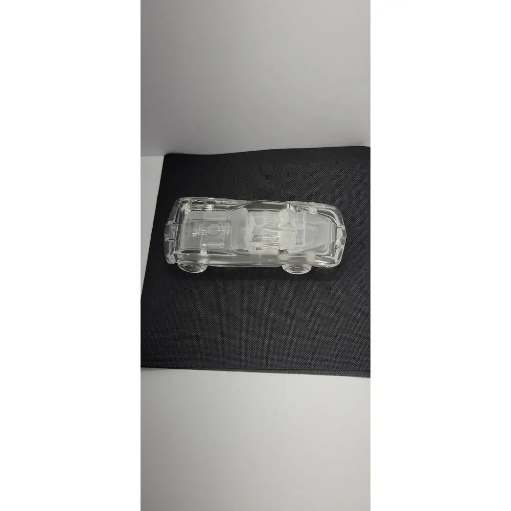 “Hofbauer Crystal West Germany Corvette Style Glass Car Figurine Vintage”